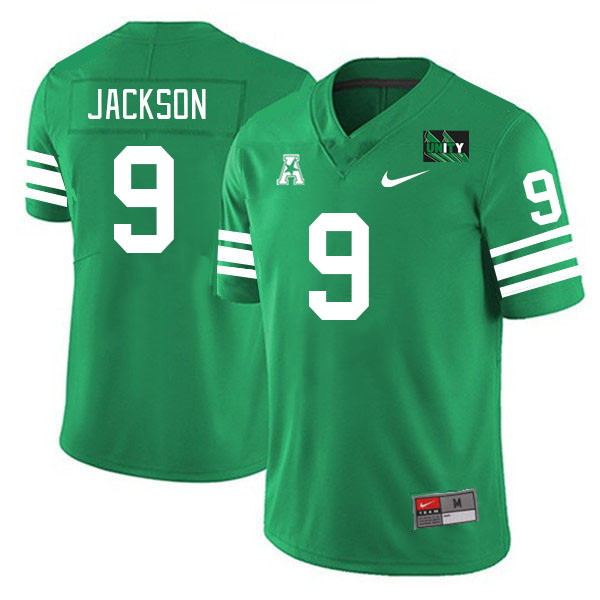 Men #9 Enoch Jackson North Texas Mean Green 2023 College Football Jerseys Stitched-Green